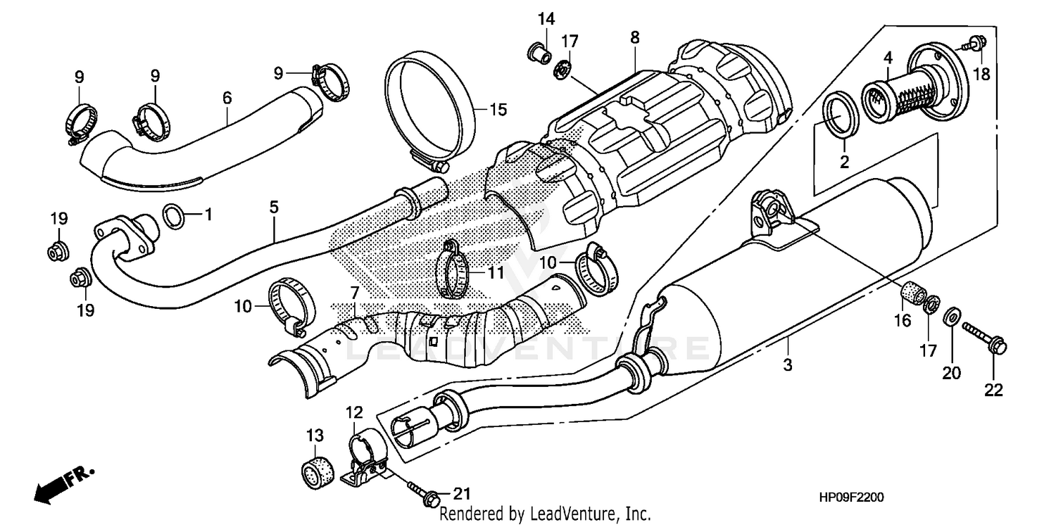 EXHAUST MUFFLER