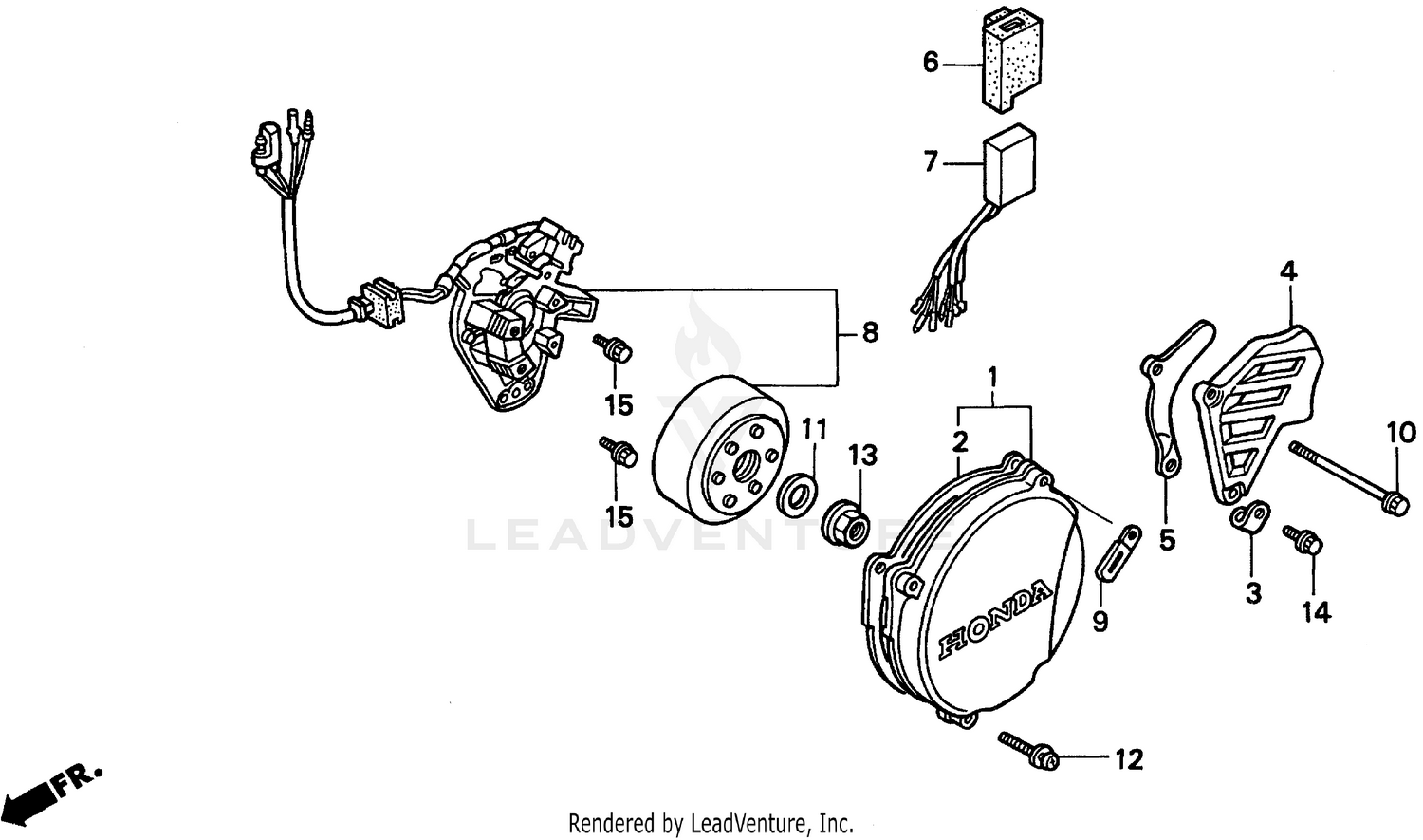 LEFT CRANKCASE COVER