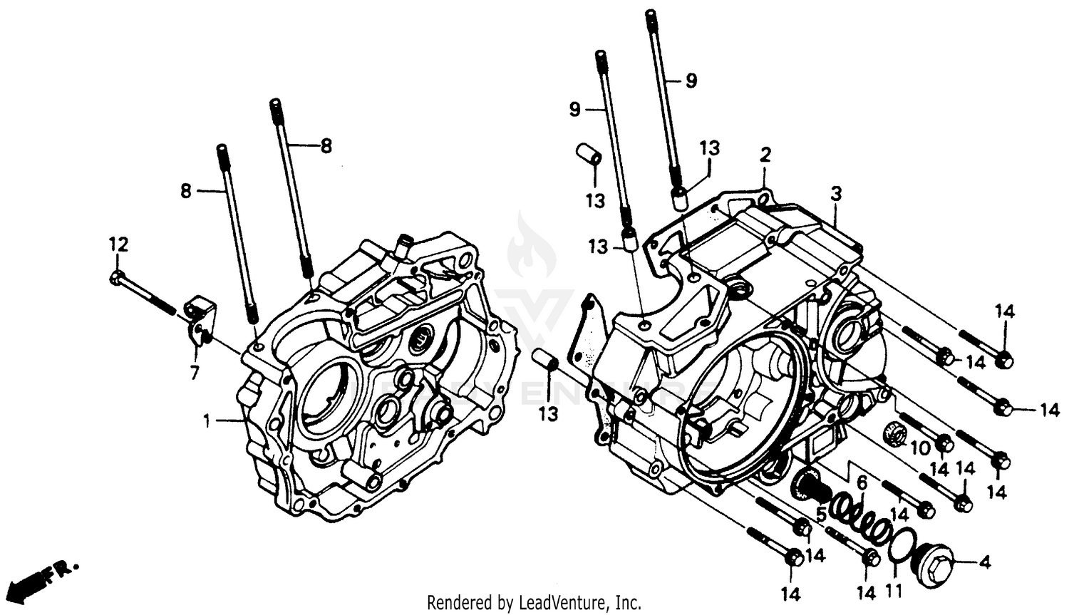 CRANKCASE 86-93