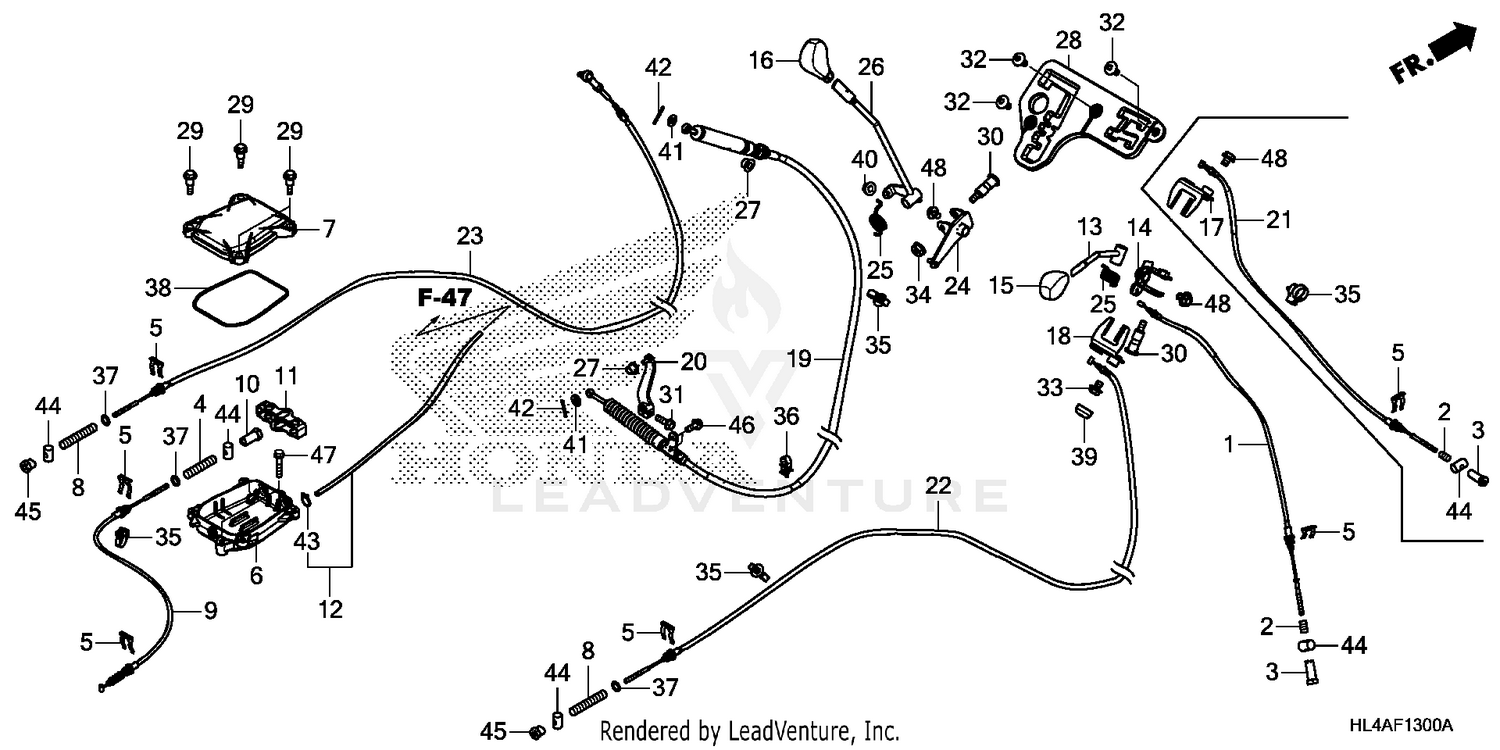 SHIFT LEVER@SELECT LEVER