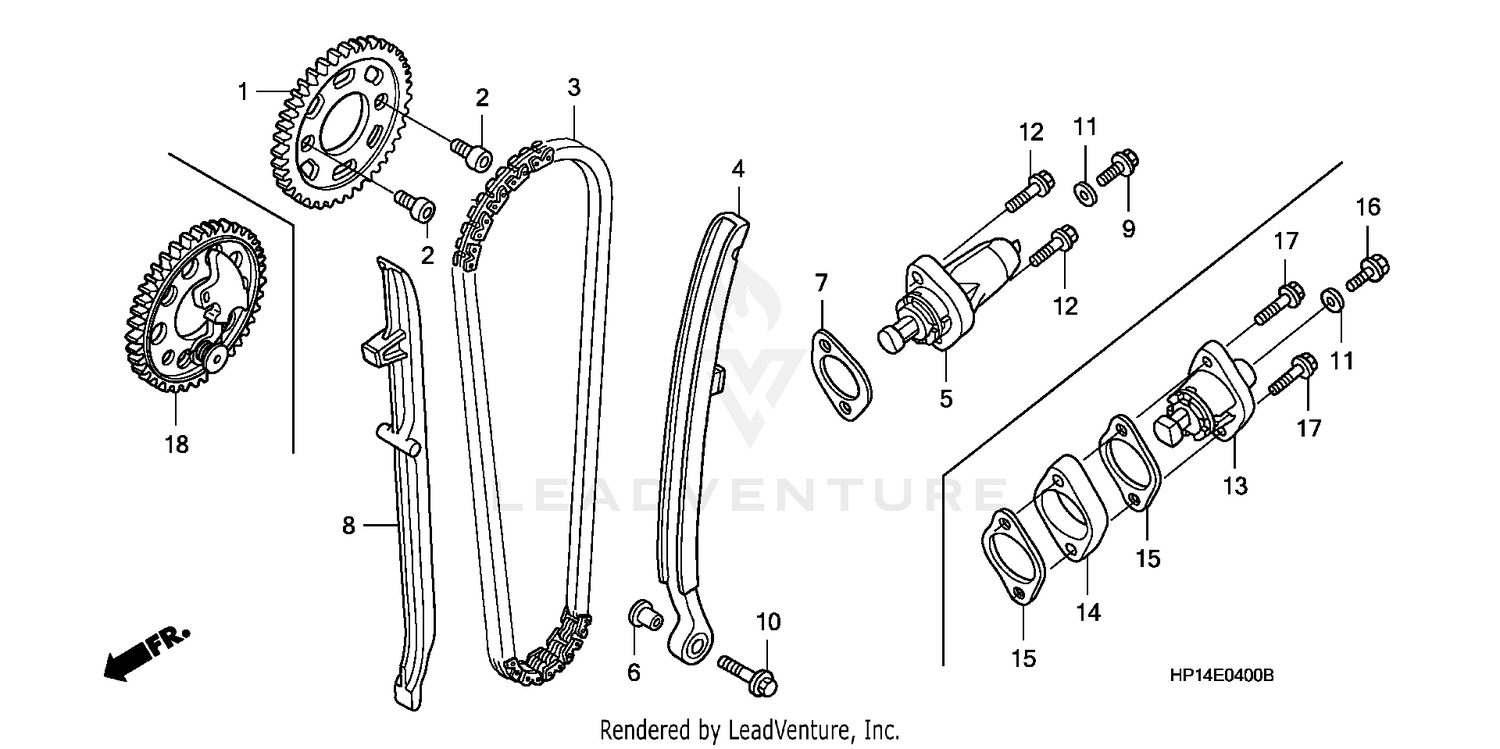 CAM CHAIN + TENSIONER