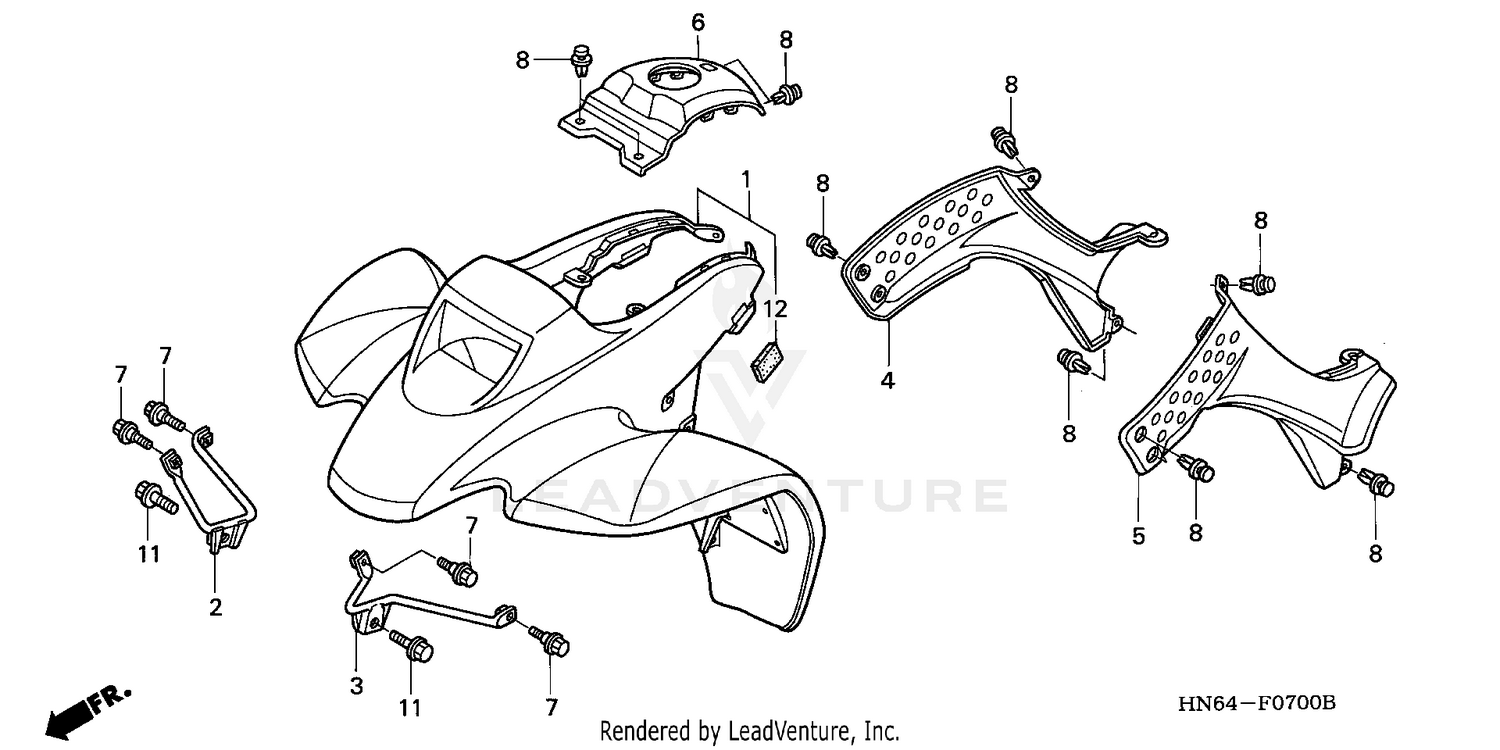 FRONT FENDER ('01-'05)
