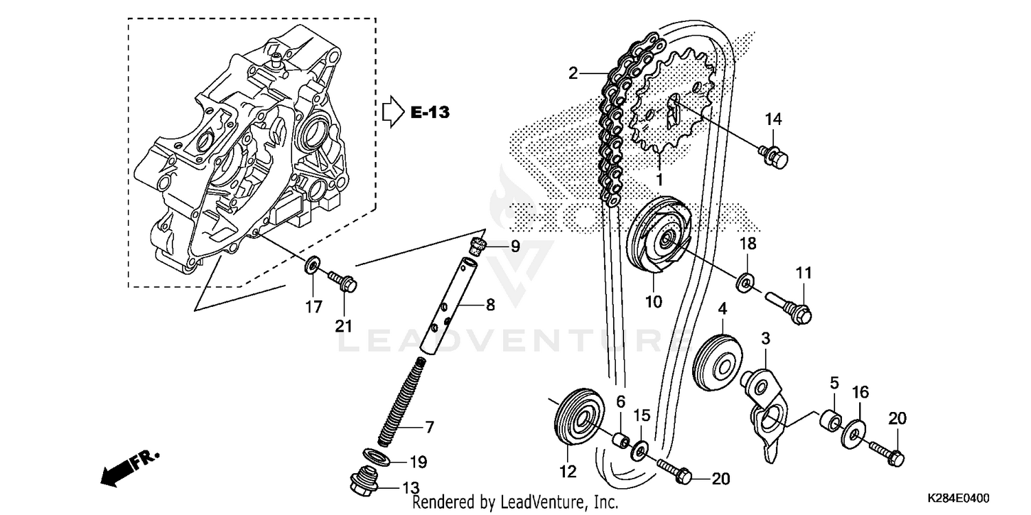 CAM CHAIN + TENSIONER