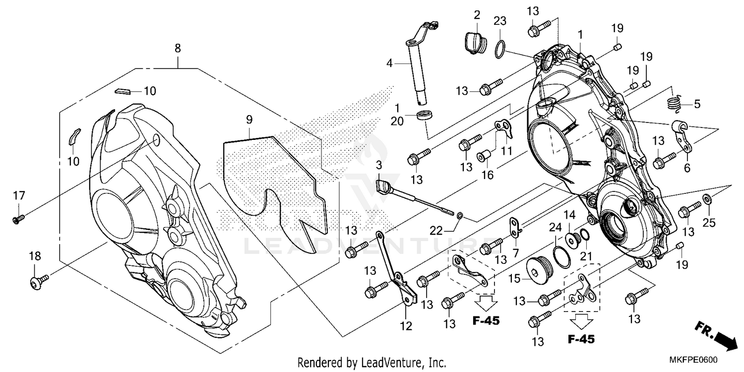 RIGHT CRANKCASE COVER
