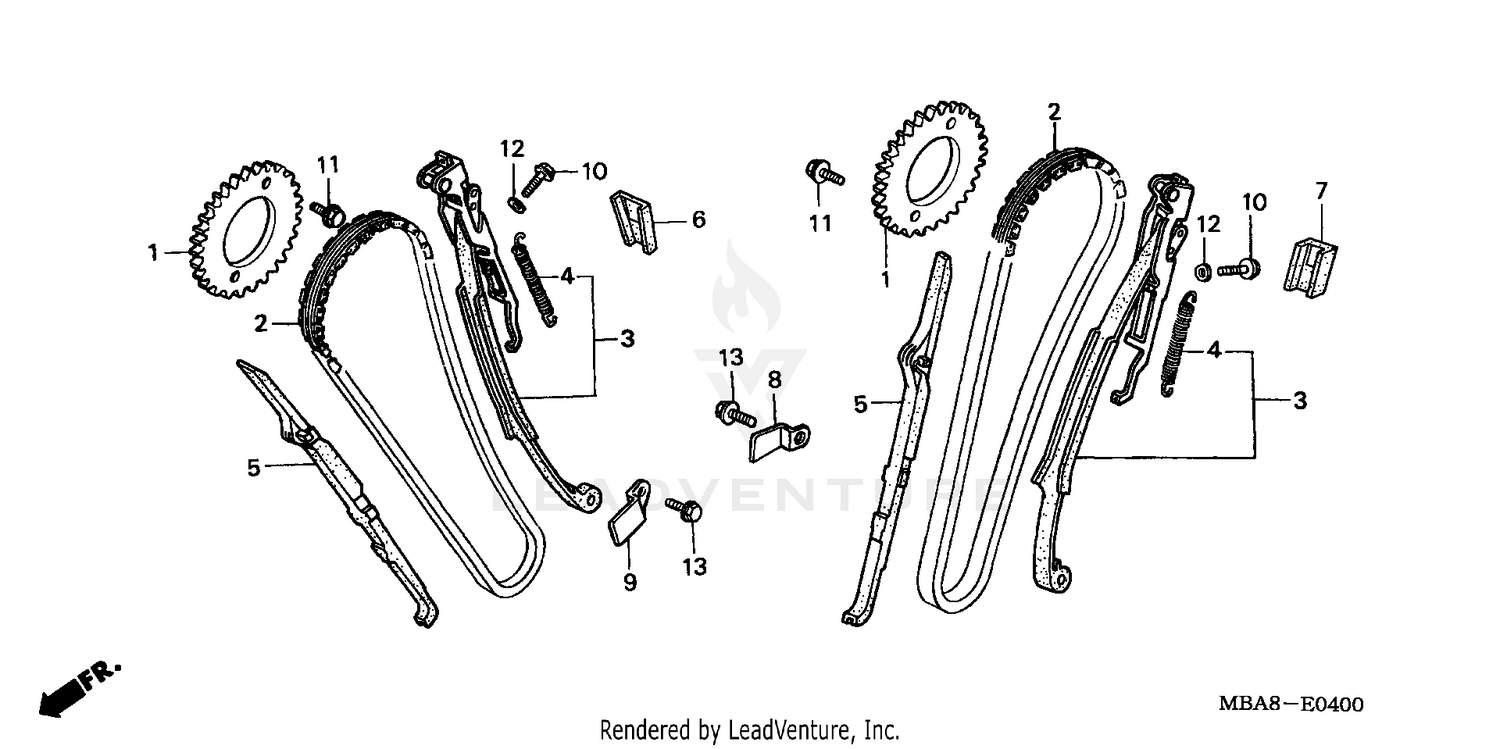 CAM CHAIN + TENSIONER