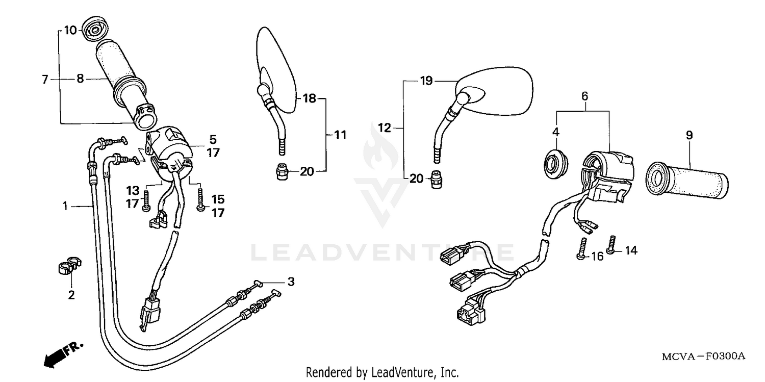 HANDLE SWITCH + CABLE