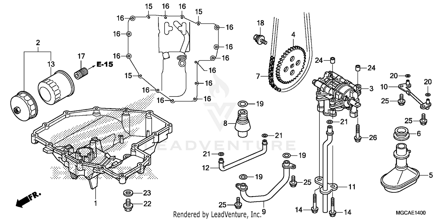 OIL PAN@OIL PUMP