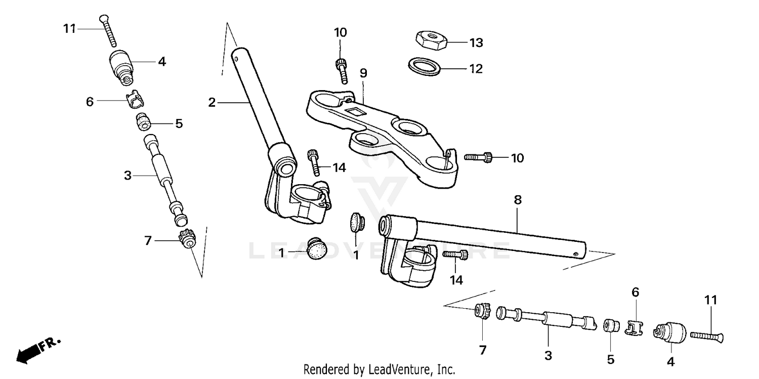 HANDLEBAR + TOP BRIDGE