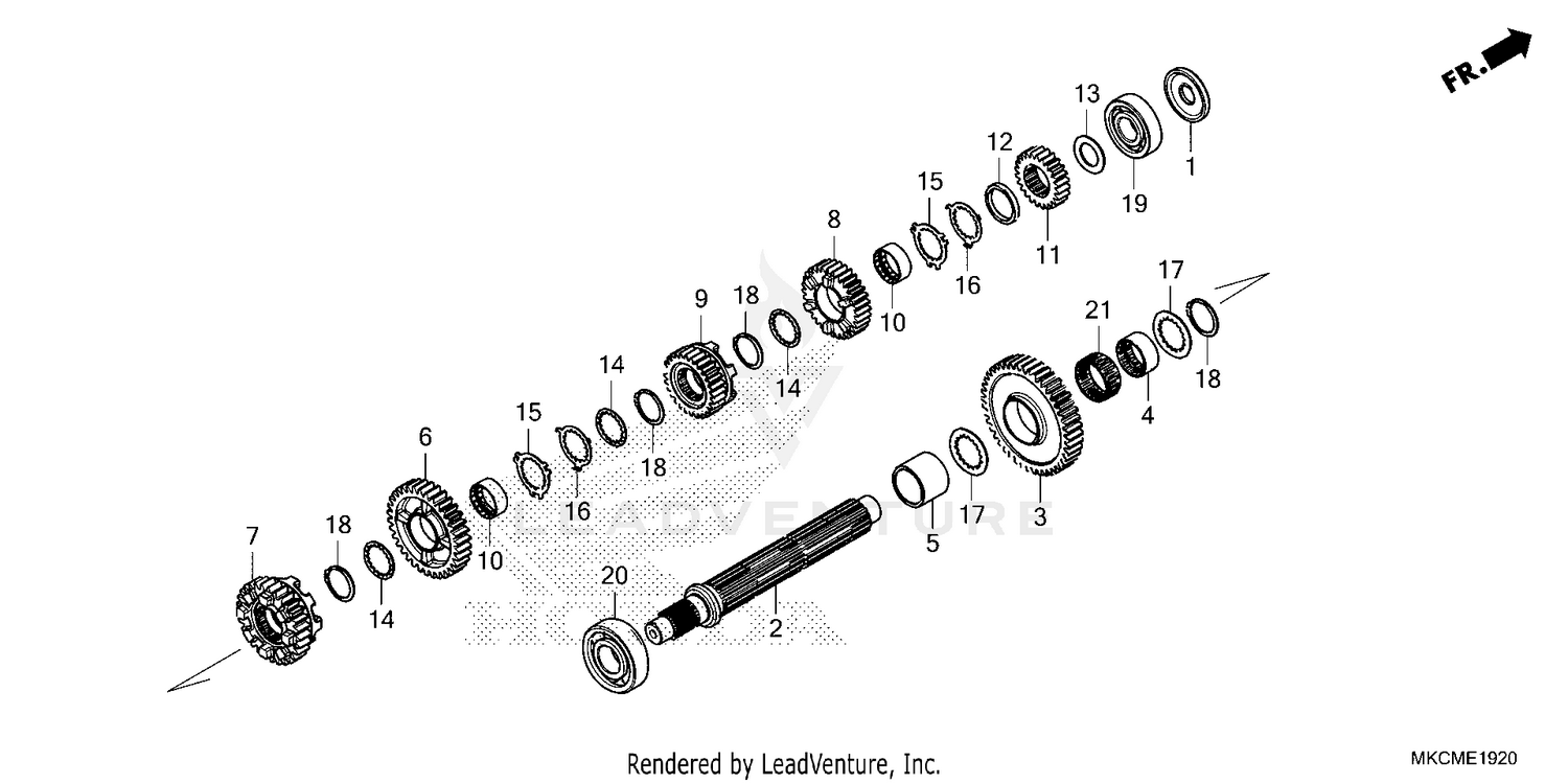 TRANSMISSION             (COUNTERSHAFT)