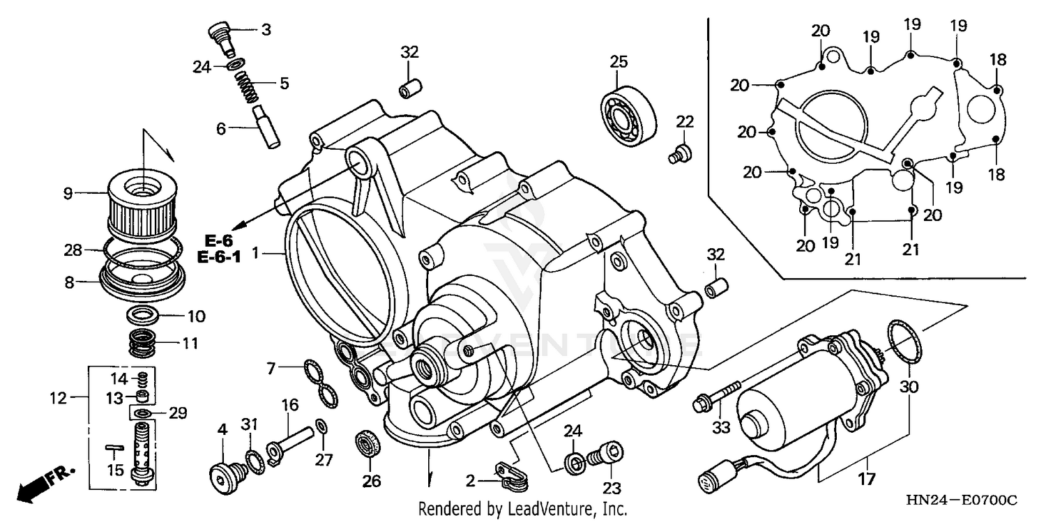 FRONT CRANKCASE COVER