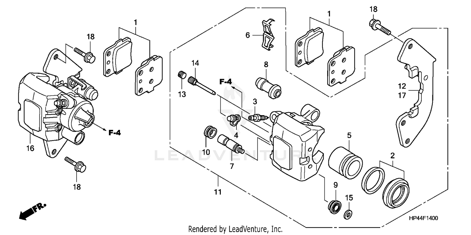 FRONT BRAKE CALIPER