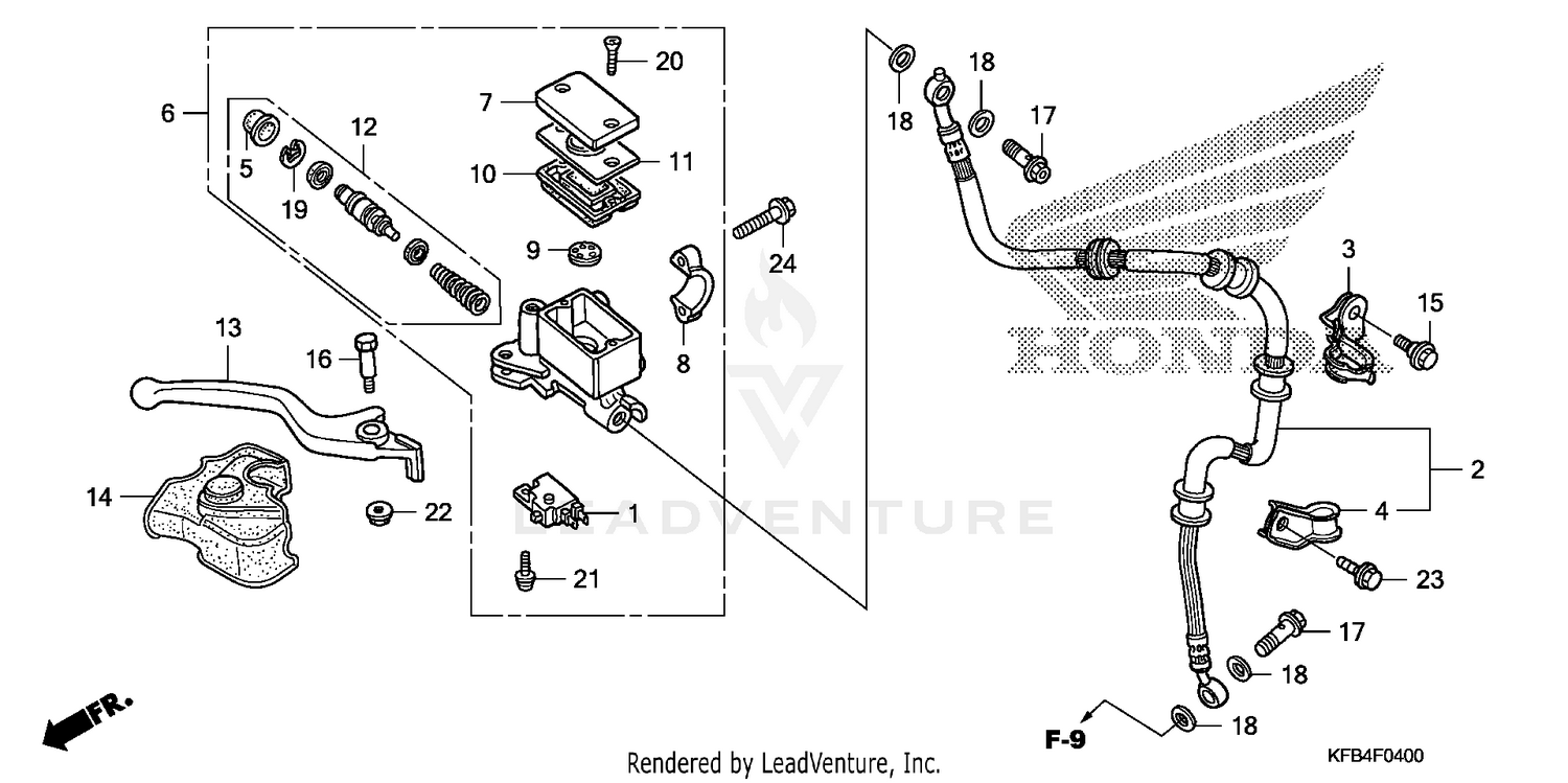 FRONT BRAKE MASTER CYLINDER