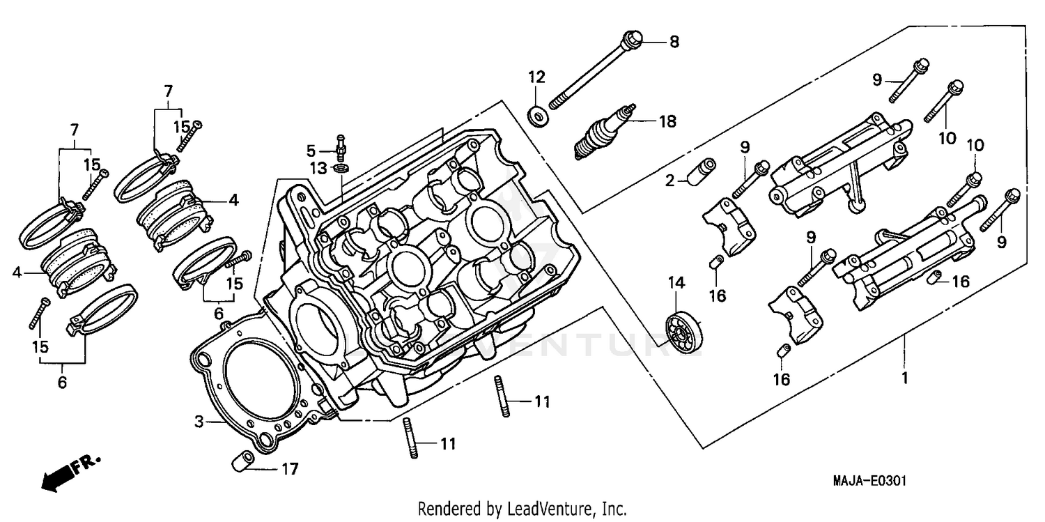 LEFT CYLINDER HEAD