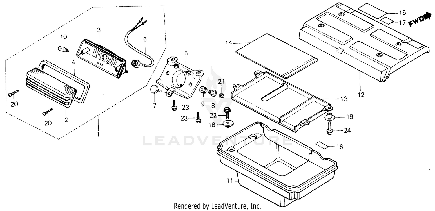 TAILLIGHT + TOOL BOX