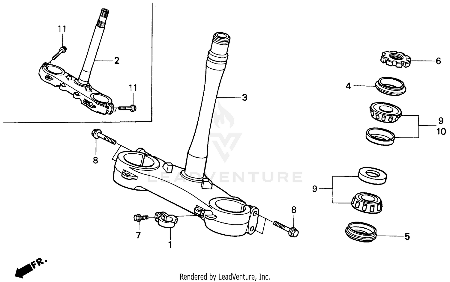 STEERING STEM 90-94