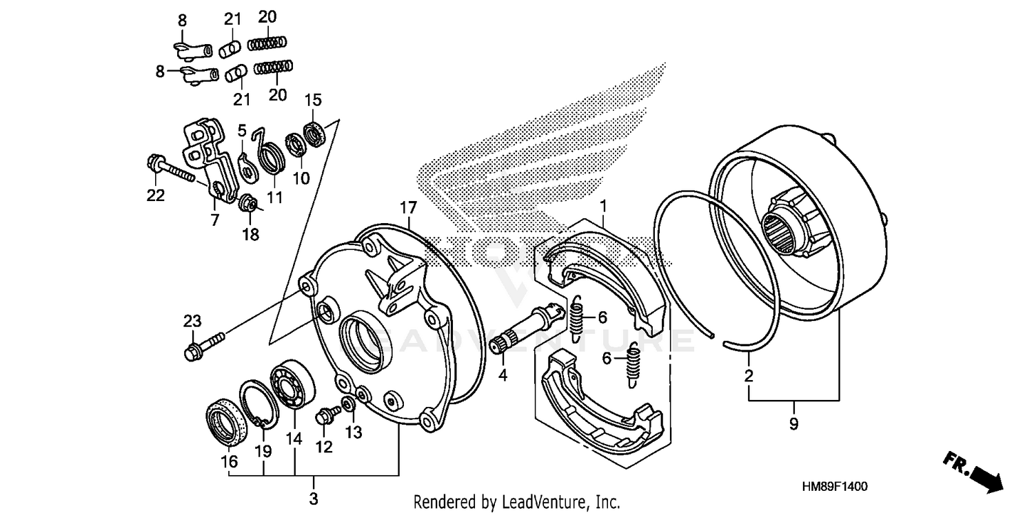 REAR BRAKE DRUM