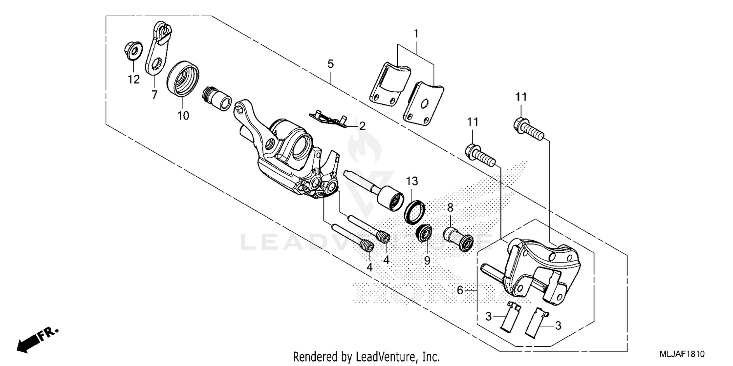 PARKING BRAKE CALIPER