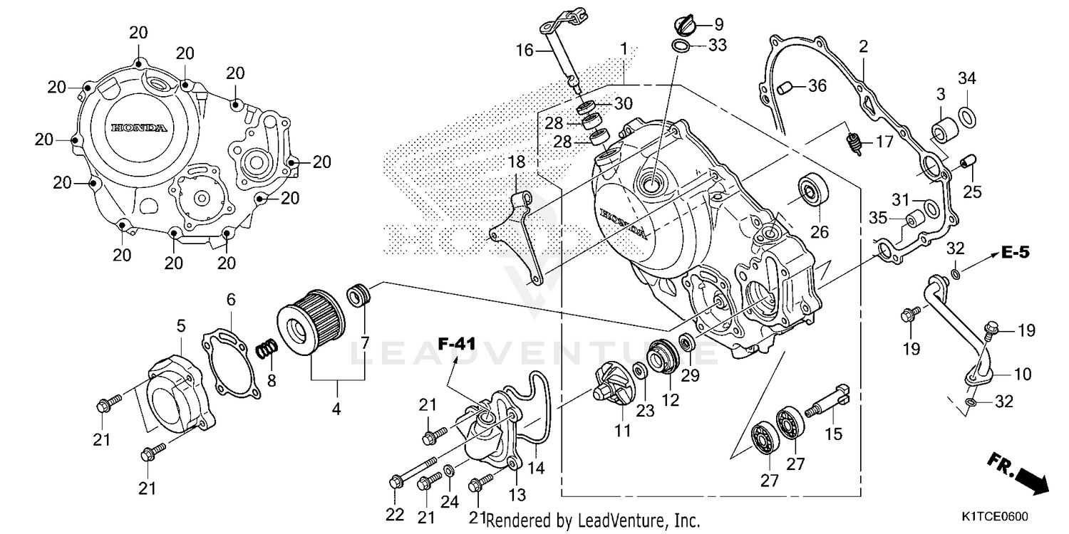 RIGHT CRANKCASE COVER