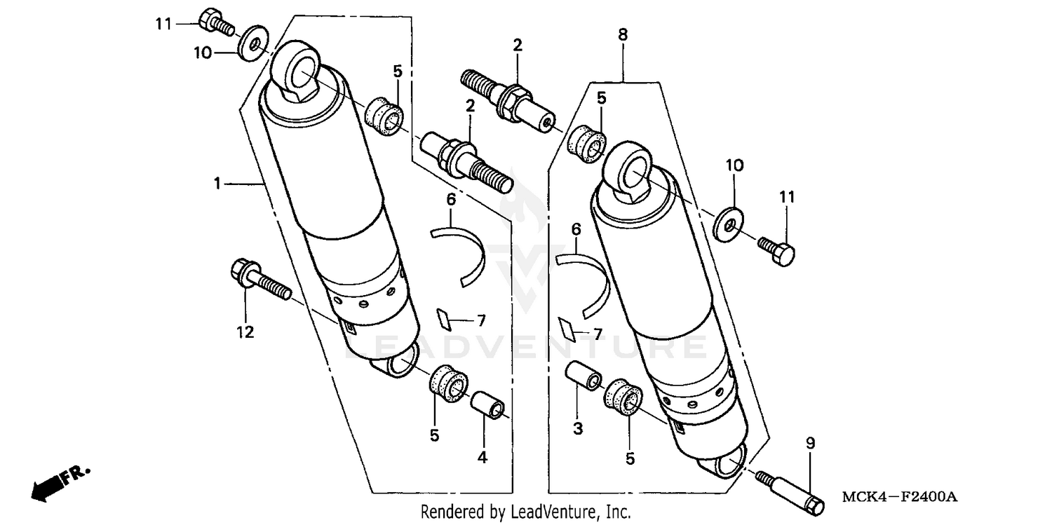 REAR SHOCK ABSORBER