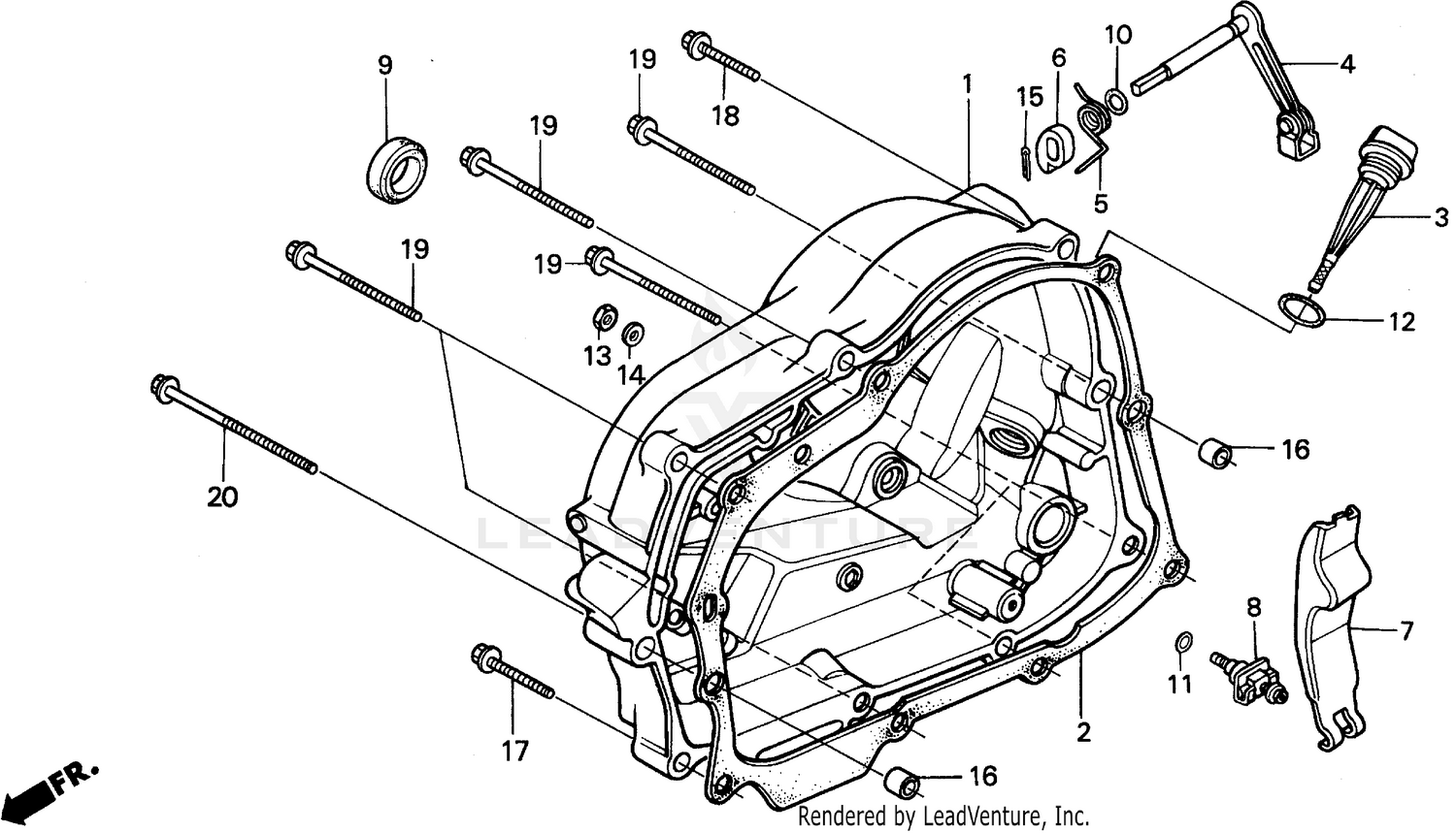 RIGHT CRANKCASE COVER