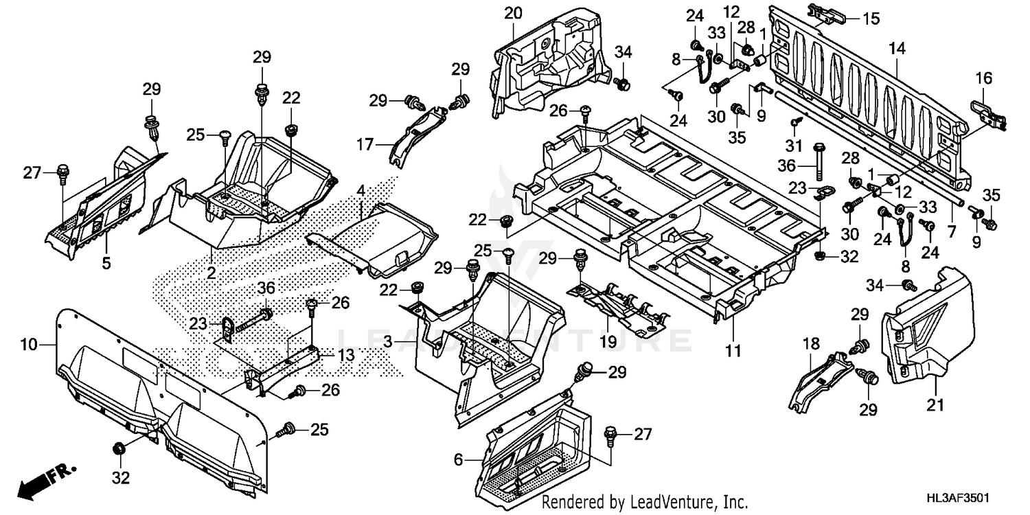 BED PLATE@REAR GATE (2)