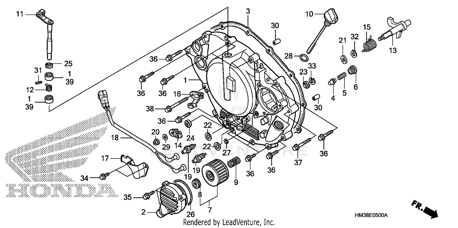 RIGHT CRANKCASE COVER