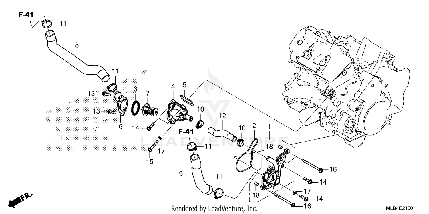 THERMOSTAT@WATER HOSE