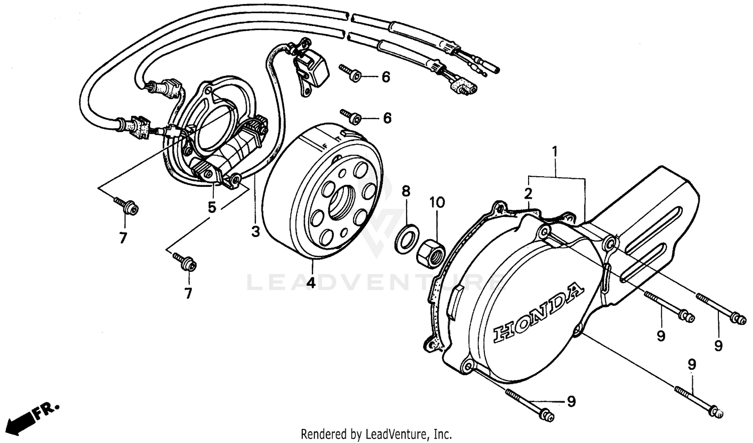 LEFT CRANKCASE COVER