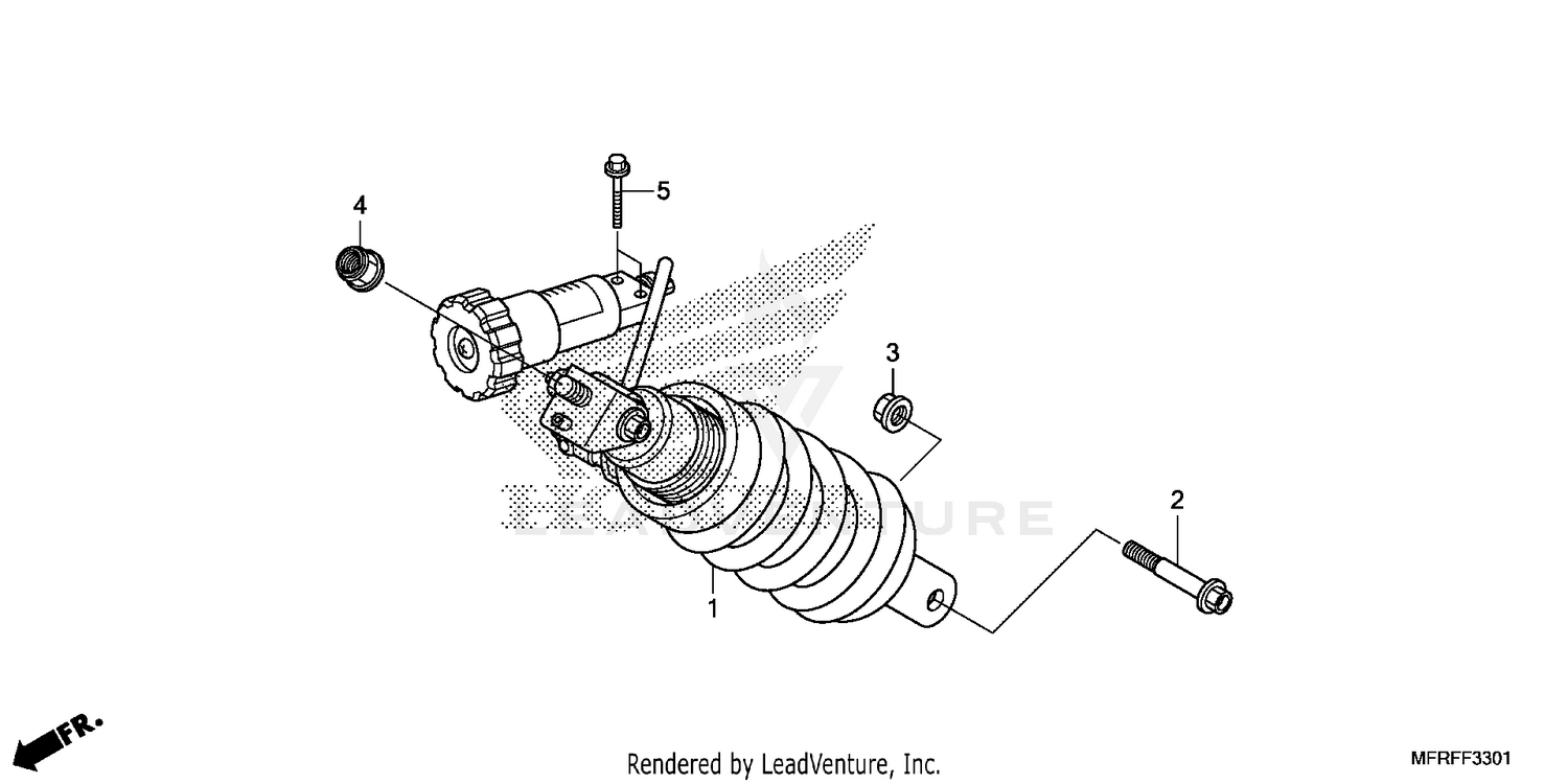 REAR SHOCK ABSORBER (2)