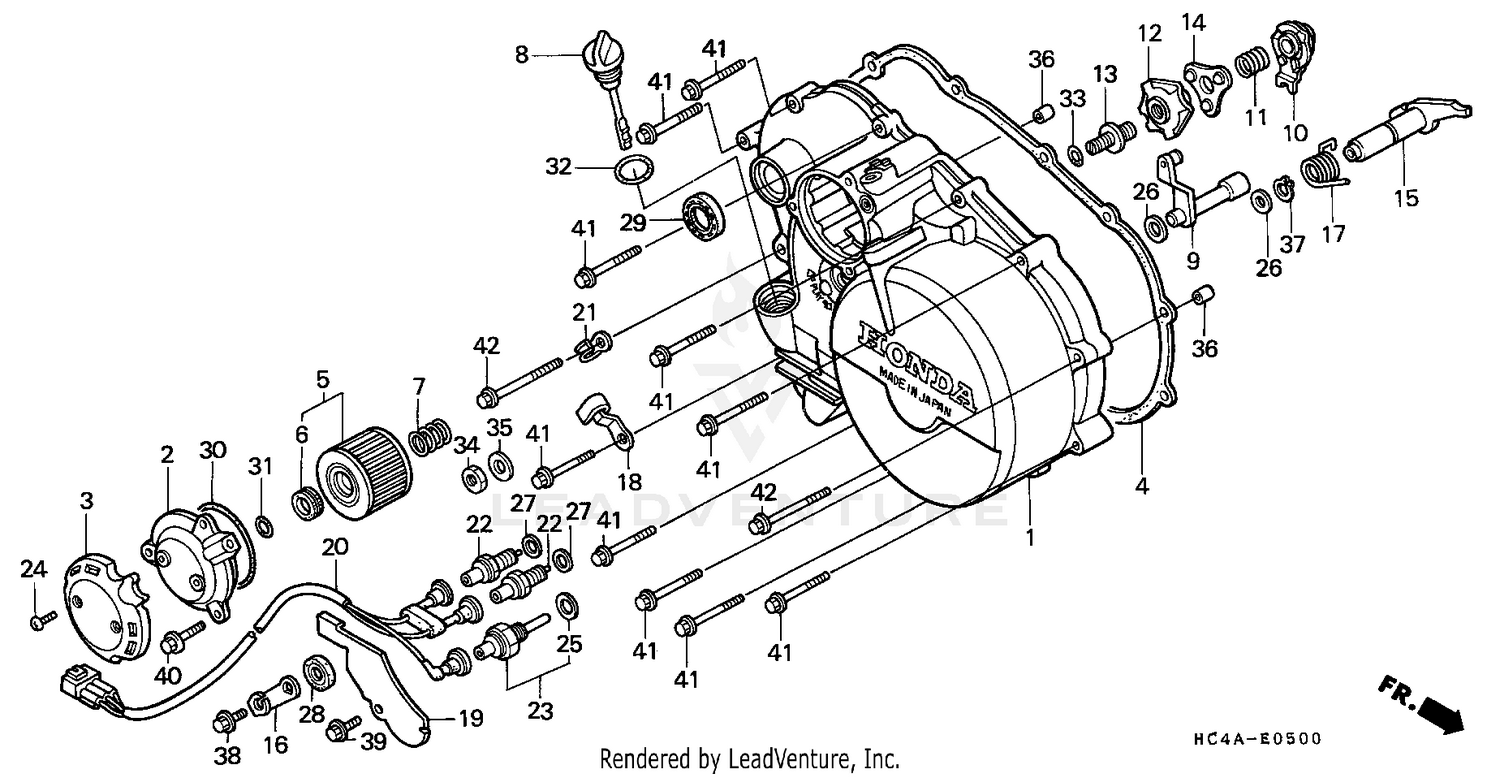 RIGHT CRANKCASE COVER