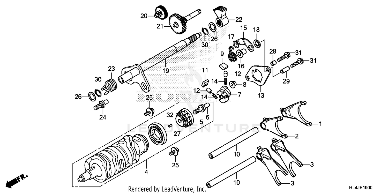 GEARSHIFT FORK           (TRANSMISSION)