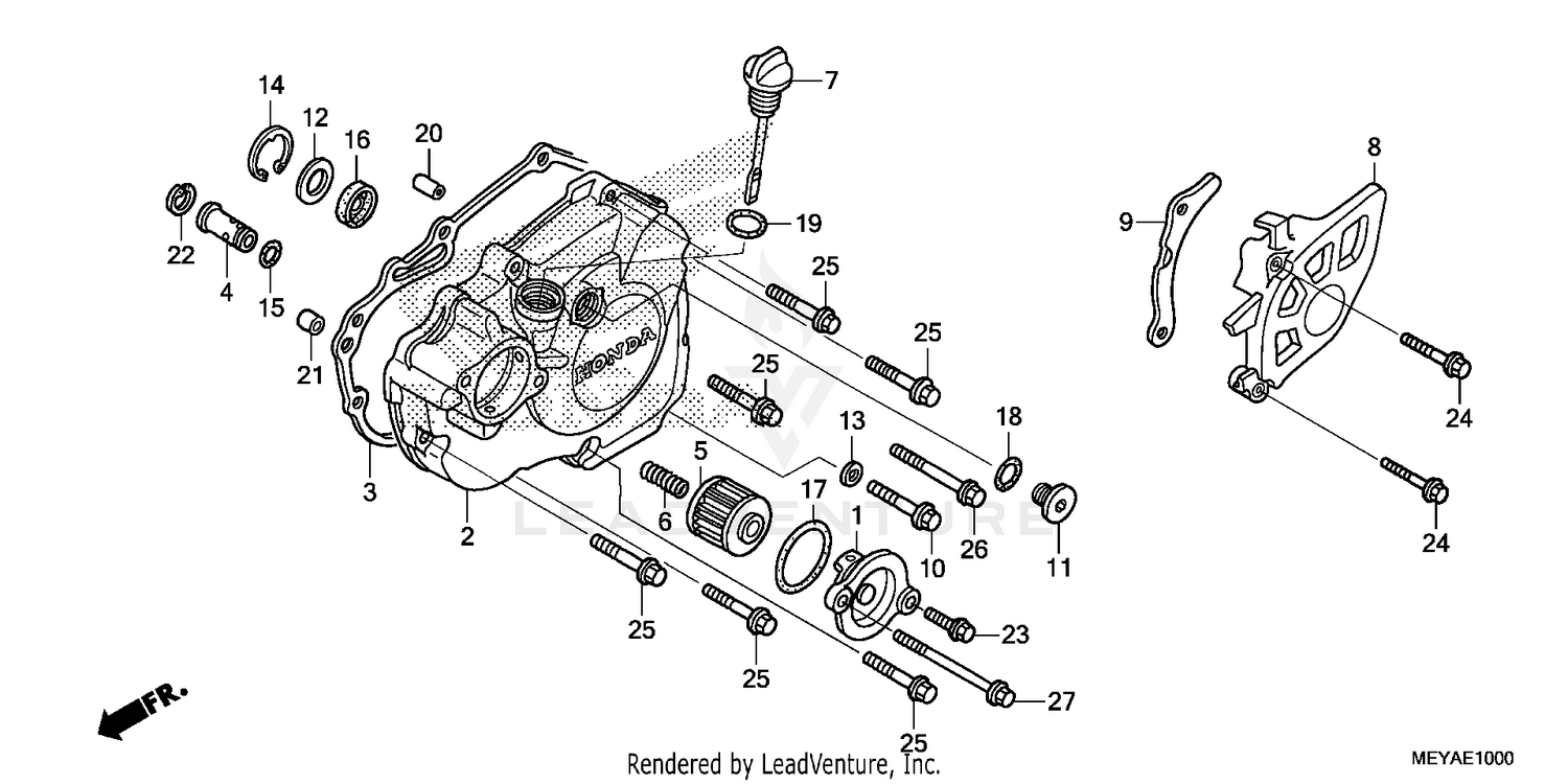 LEFT CRANKCASE COVER