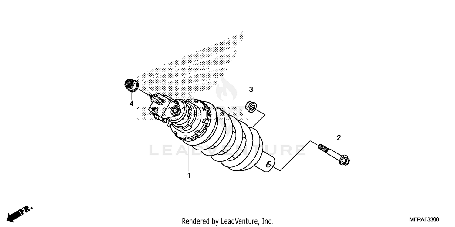 REAR SHOCK ABSORBER (1)