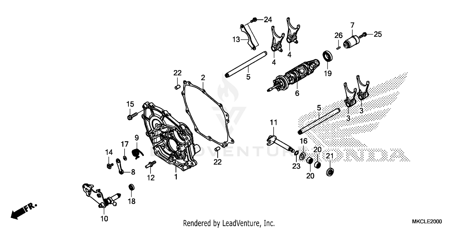 SHIFT DRUM@SHIFT FORK