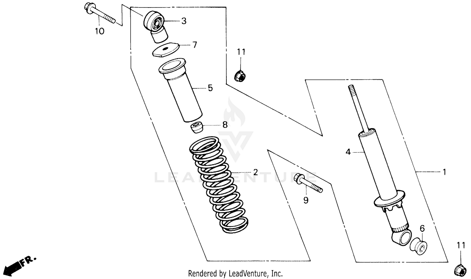 REAR SHOCK ABSORBER