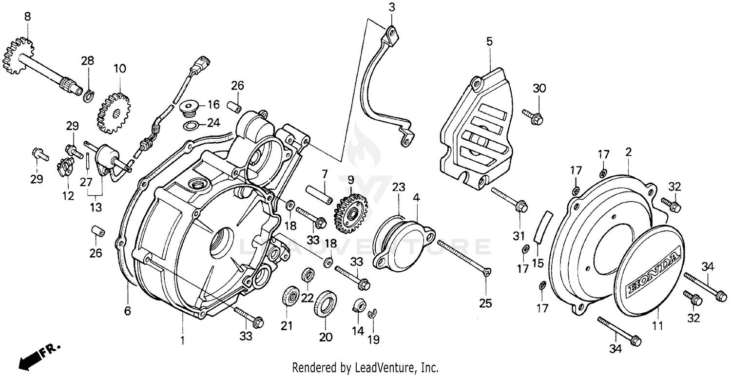 LEFT CRANKCASE COVER