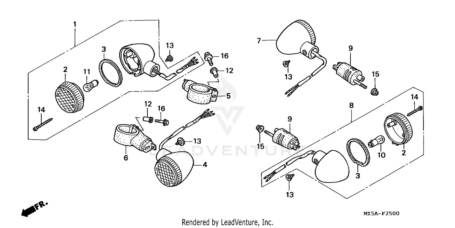 FRONT + REAR TURN SIGNAL