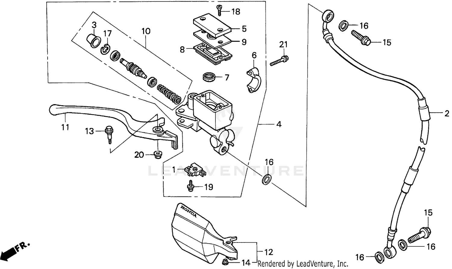 FRONT BRAKE MASTER CYLINDER