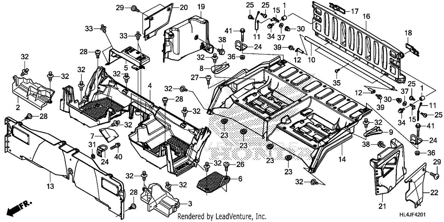 BED PLATE@REAR GATE (2)