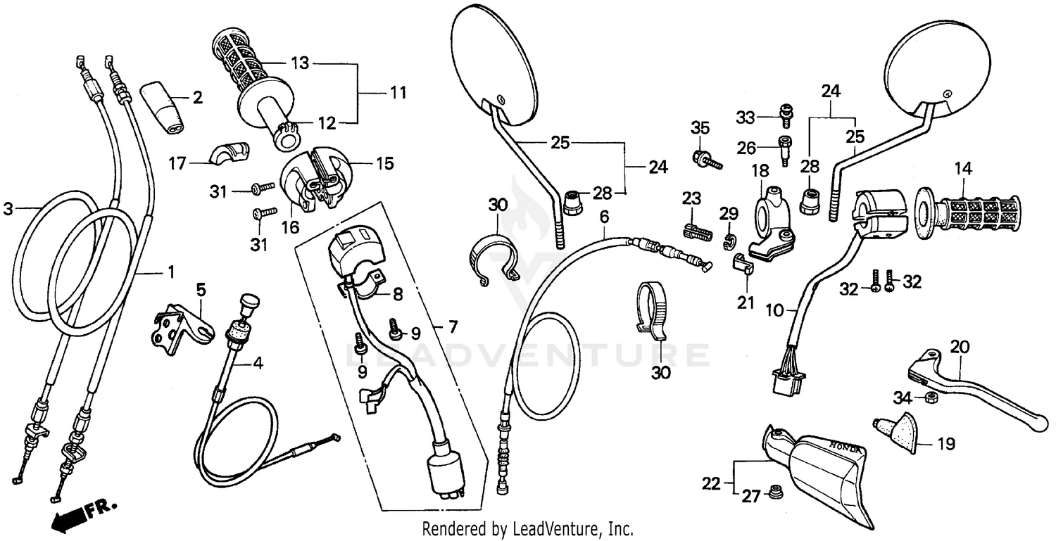 HANDLE SWITCH + CABLES