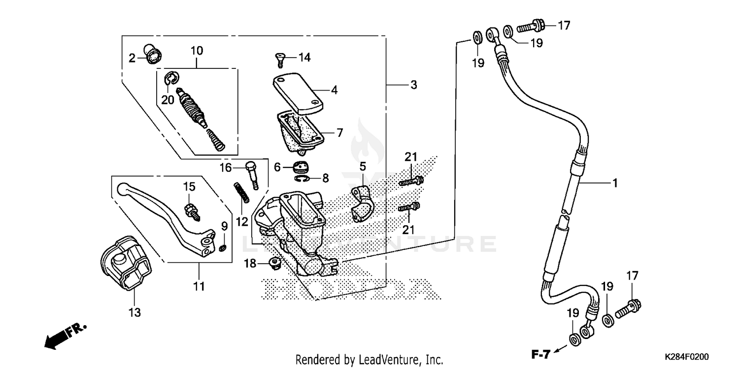 FRONT BRAKE MASTER CYLINDER