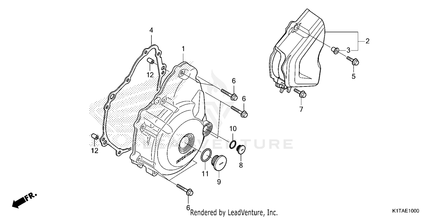 LEFT CRANKCASE COVER