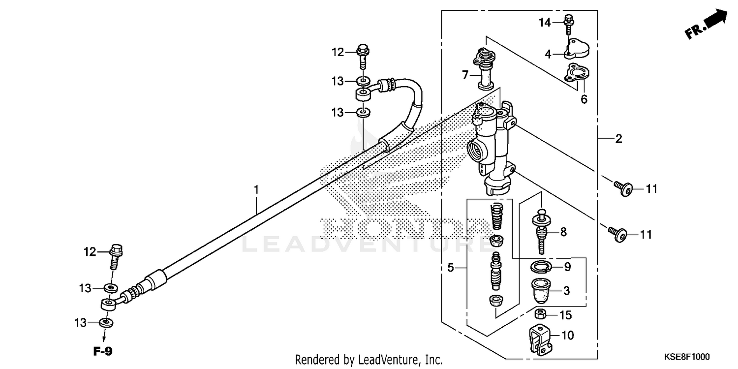 REAR BRAKE MASTER        CYLINDER
