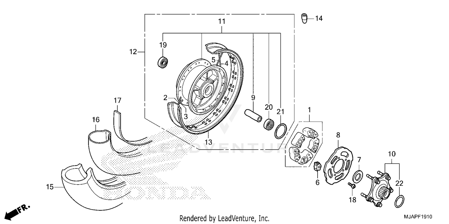 REAR WHEEL (DRUM BRAKE)