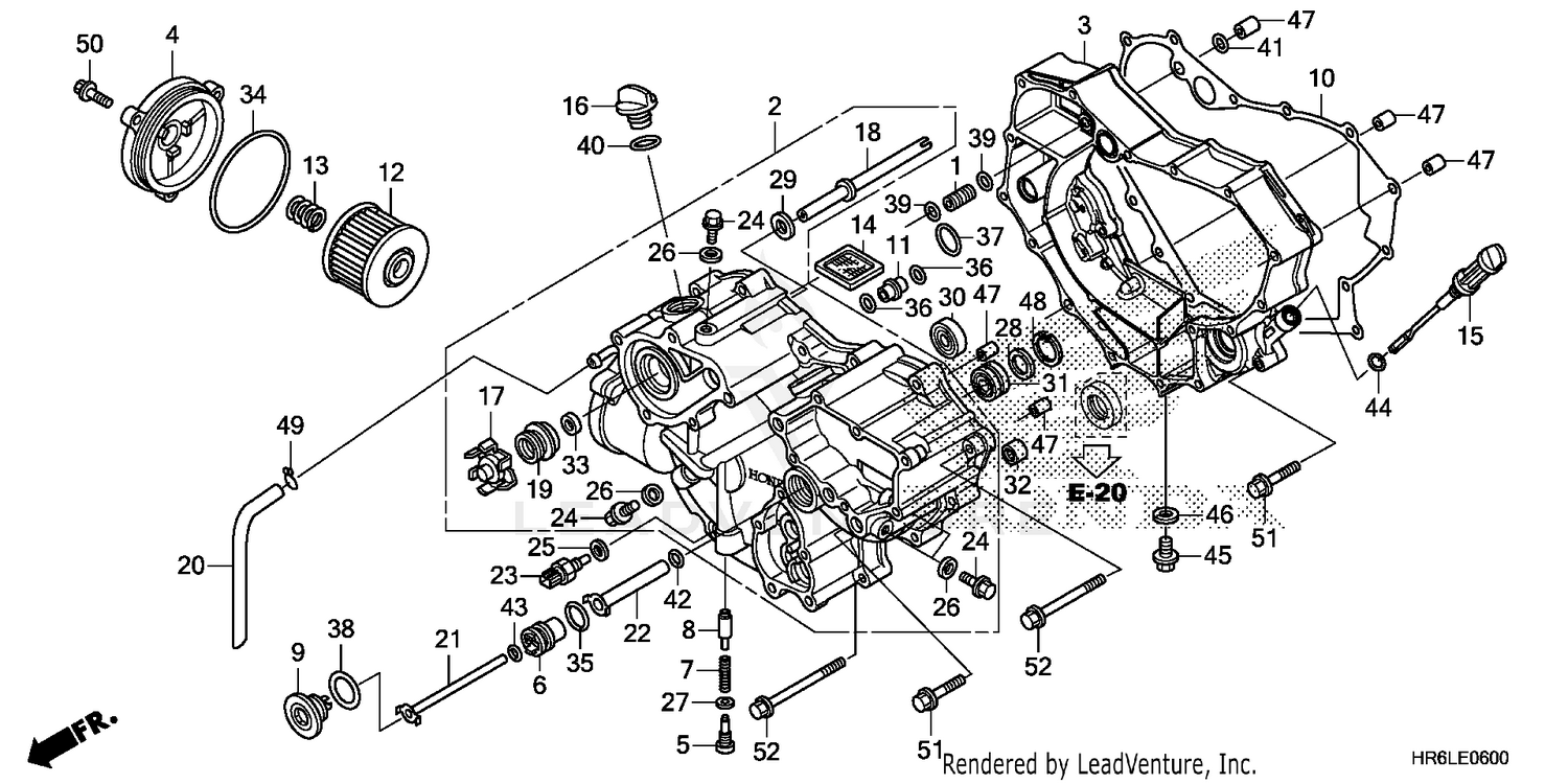 FRONT CRANKCASE COVER
