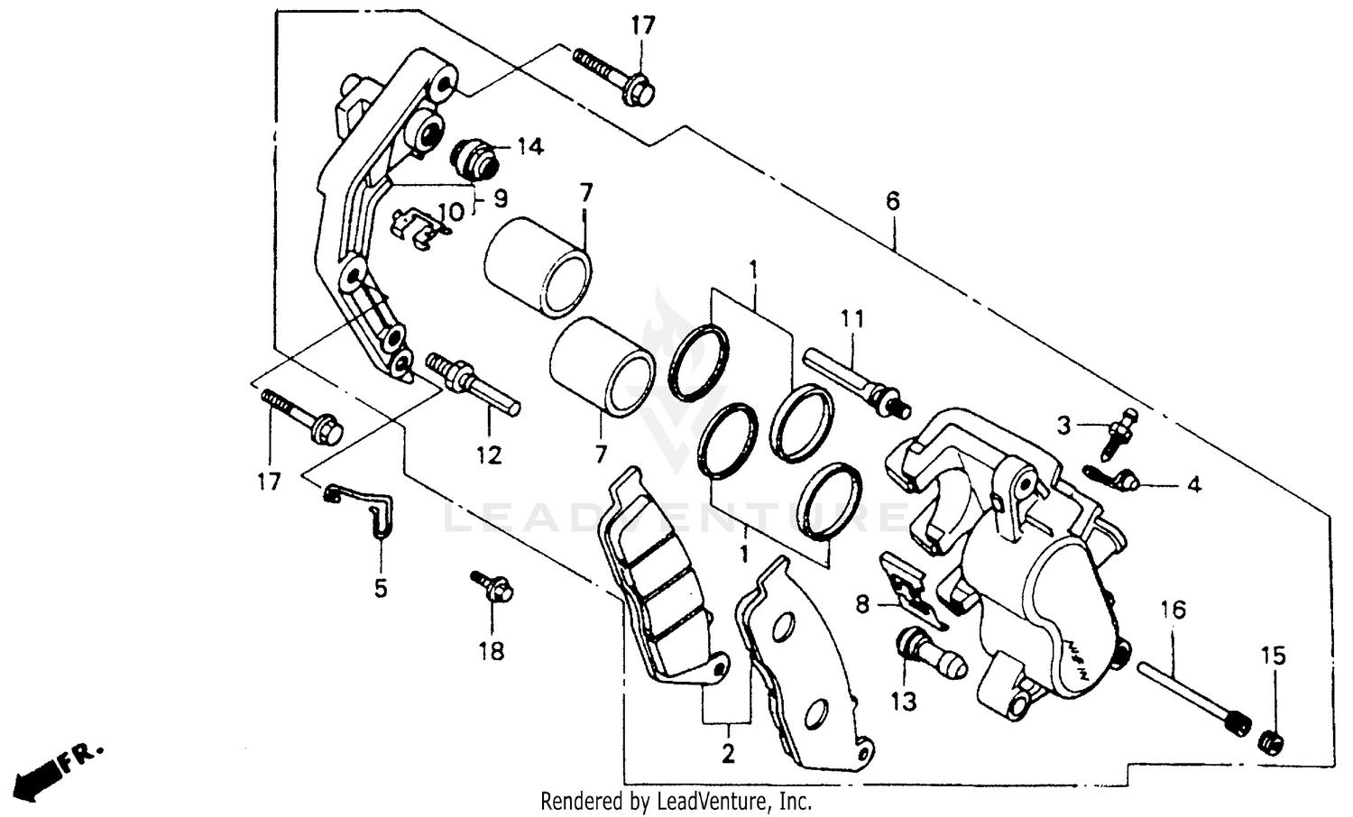 FR. BRAKE CALIPER 94