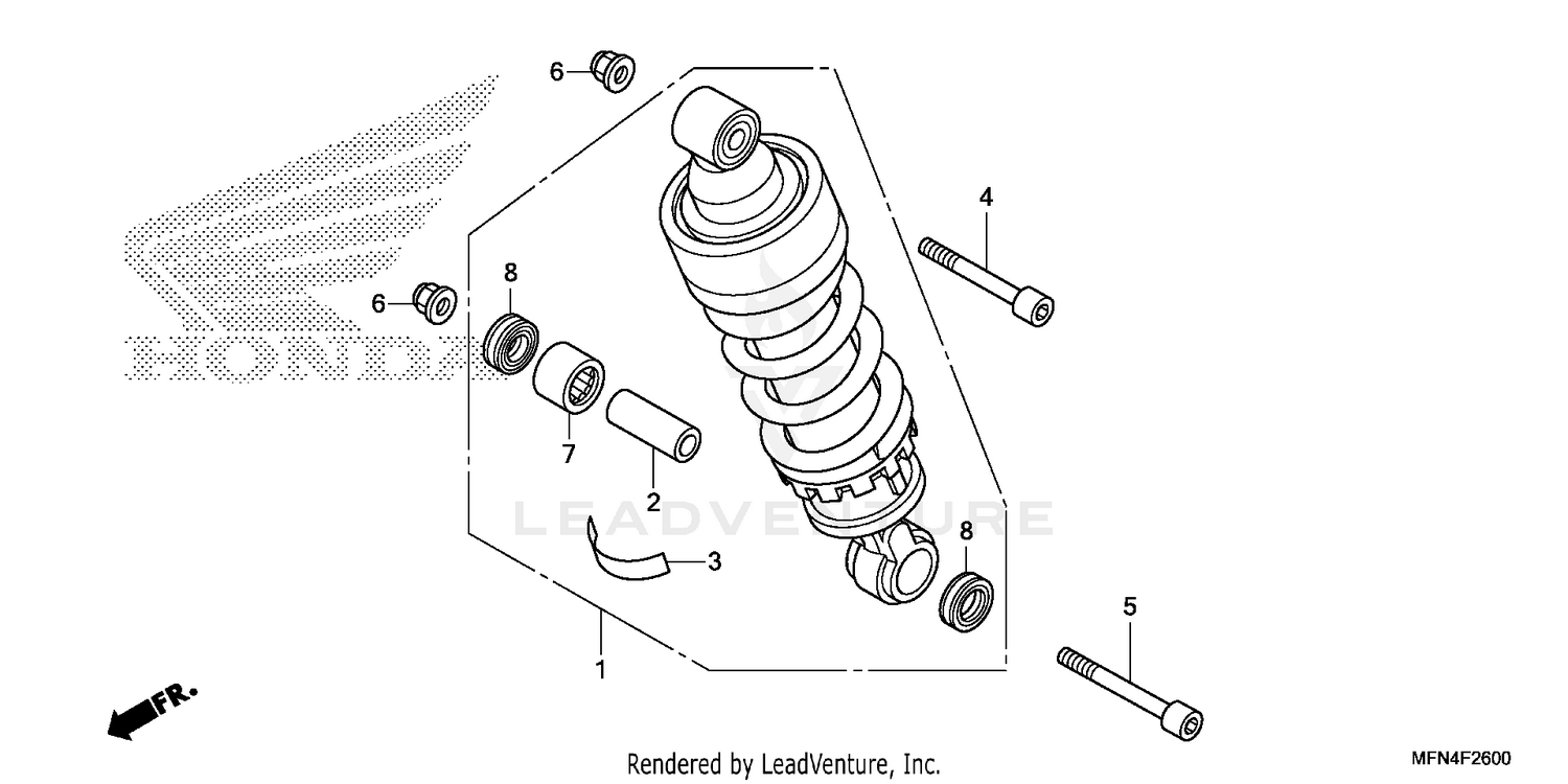 REAR SHOCK ABSORBER