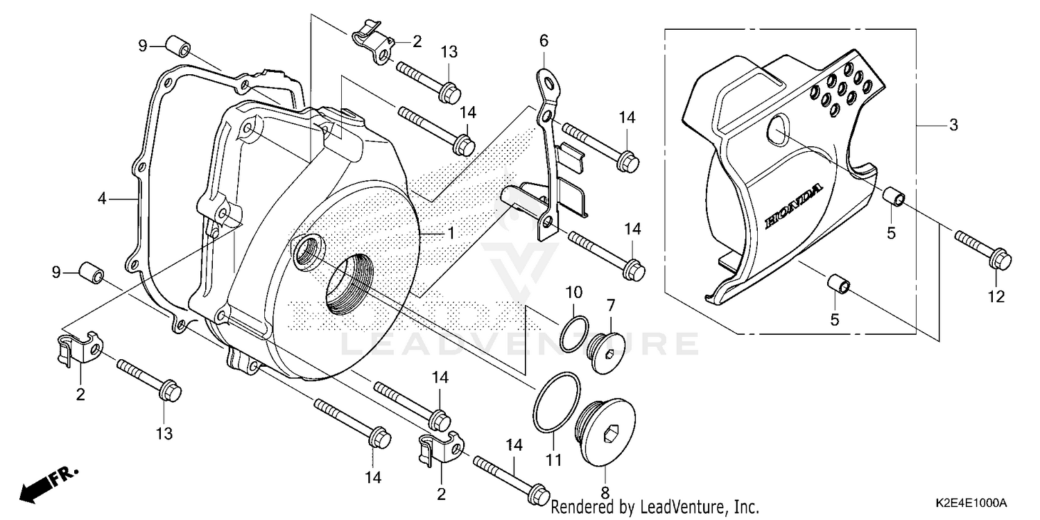 LEFT CRANKCASE COVER