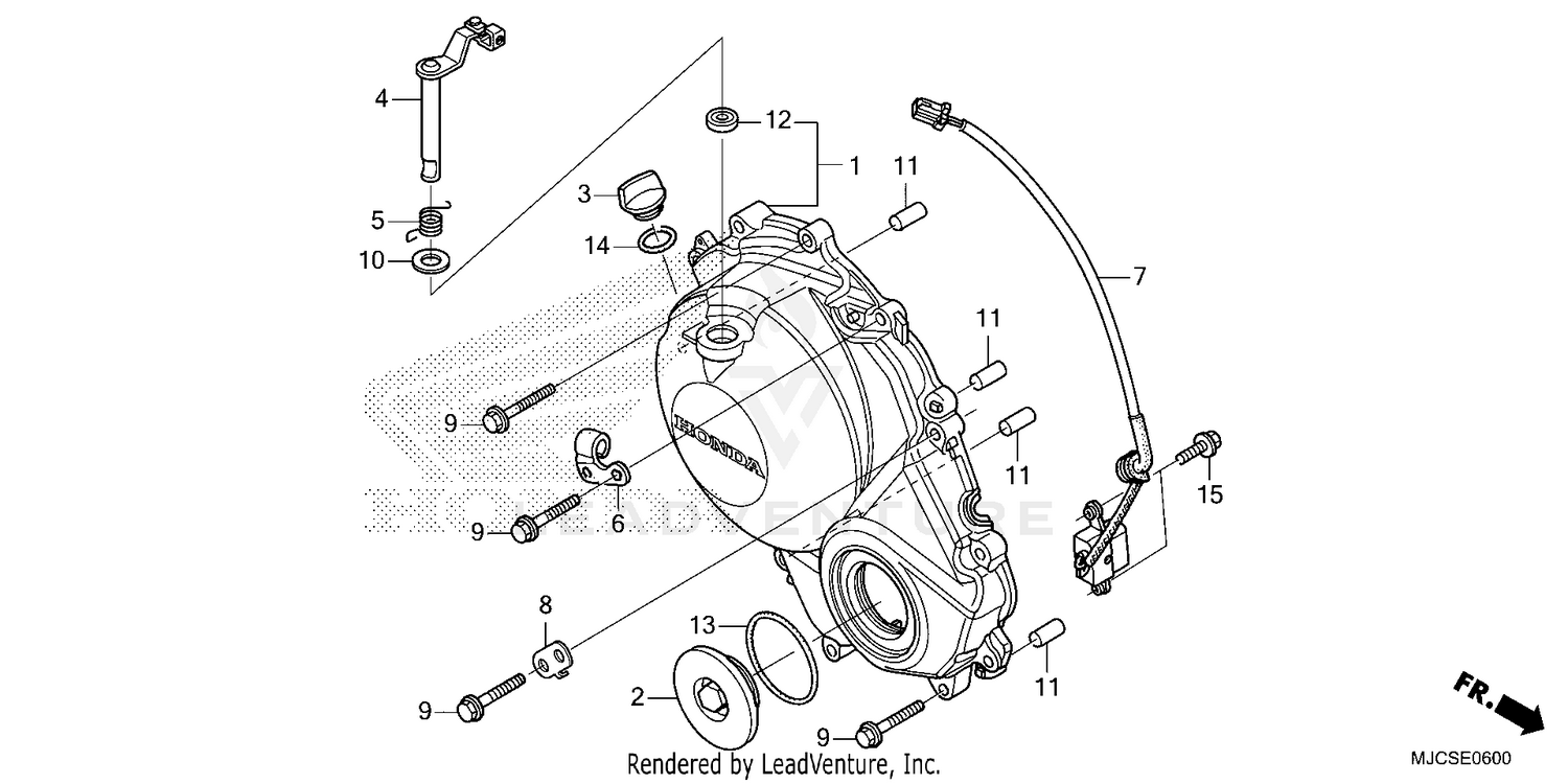 RIGHT CRANKCASE COVER
