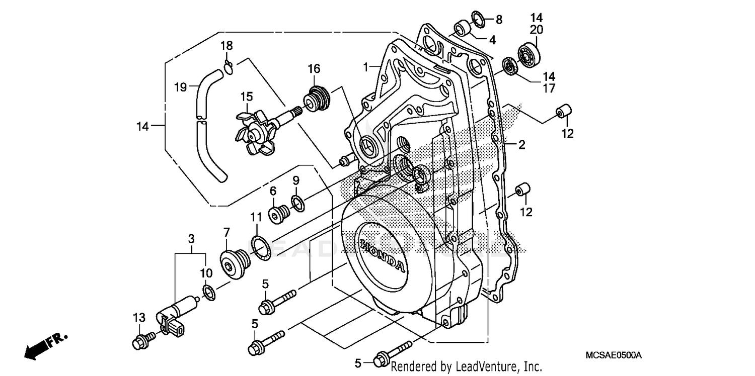 FRONT CRANKCASE COVER
